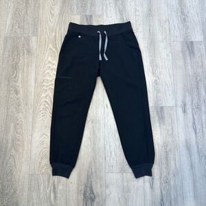 Figs Black Zamora Jogger Pants Scrubs